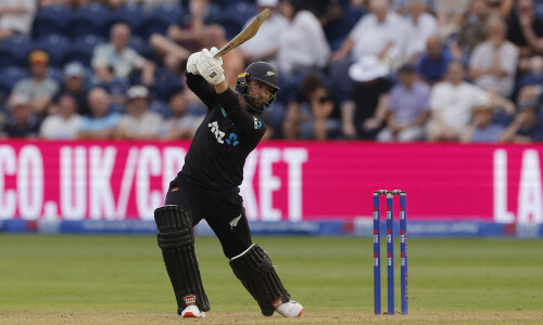Three centurions for New Zealand as they pile on the runs