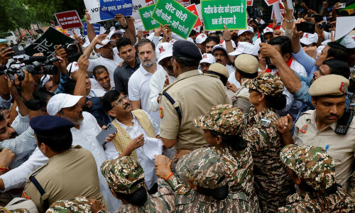 Rahul Gandhi among opposition leaders detained during protest against India election panel