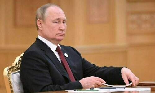 صدر زرداری کے نام روسی صدر پیوٹن کا تعزیتی خط
