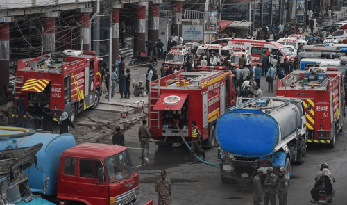 One dead, two injured in Karachi fire incident