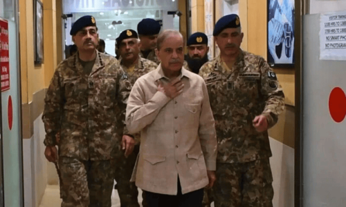 PM Shehbaz, COAS visit flood-hit KP districts, vow crackdown on illegal encroachments and timber mafia