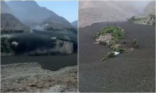 گلگت میں برفانی جھیل پھٹنے سے متعدد دیہات زیرِ آب آگئے