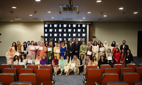 UNDP, KSBL workshop &lsquo;sets stage for new generation of women leaders&rsquo;