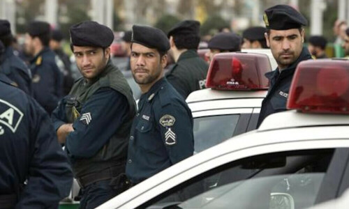 Five policemen killed in attack in restive southeast Iran