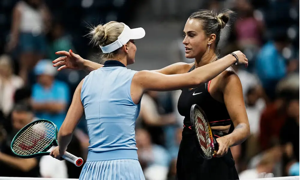 Sabalenka sees off Kudermetova to reach third round in New York Sabalenka sees off Kudermetova to reach third round in New York