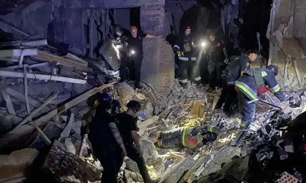 Russian missiles pound Ukraine, damage EU and British offices