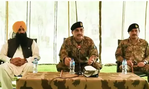 آرمی چیف کی سکھ برادری کو ان کی عبادت گاہوں کی جلد بحالی کی یقین دہانی