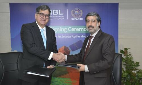 Satellite-based agricultural analytics: HBL MfB, SUPARCO sign MoU