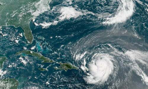 Erin strengthens to a Category 5 hurricane, NHC says