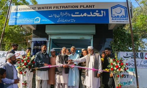 Alkhidmat opens another water filtration plant Alkhidmat opens another water filtration plant