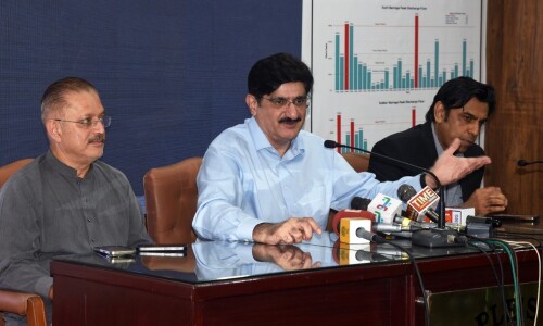 Sindh ready to handle water flows up to 1.1mn cusecs: Murad Shah