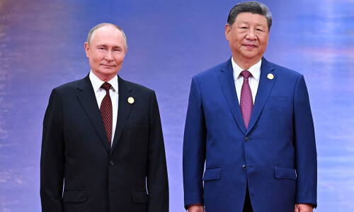 Vladimir Putin thanks Xi, his &lsquo;dear friend&rsquo;, for warm welcome to China