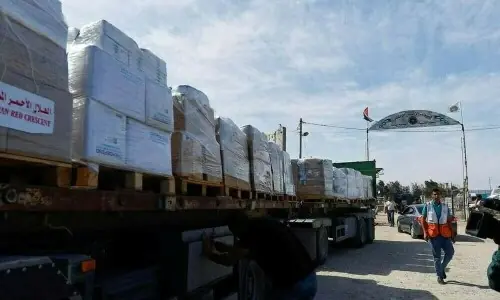 EU says doesn’t ‘encourage’ aid flotillas to Gaza EU says doesn’t ‘encourage’ aid flotillas to Gaza