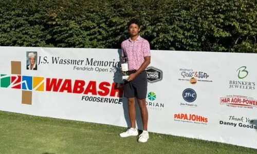 Omar Khalid becomes first Pakistani golfer to win title on American soil Omar Khalid becomes first Pakistani golfer to win title on American soil