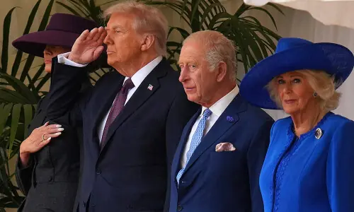 Trump gets royal treatment on UK state visit