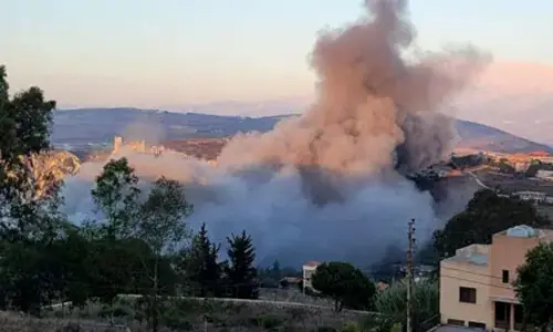 Israel strikes five towns in south Lebanon