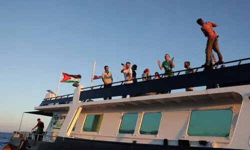Gaza aid flotilla set to head east from Greece despite Israeli warnings
