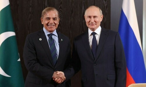 Shehbaz, Putin vow to explore new avenues of cooperation