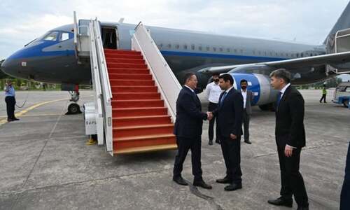 Kazakhstan DPM/FM arrives in Islamabad