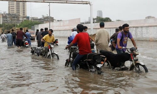 Six killed: Karachi reels under monsoon deluge