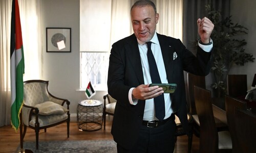 Cheers, hugs at Palestinian mission as UK recognises statehood