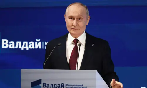Putin vows &lsquo;significant&rsquo; response to &lsquo;Europe&rsquo;s militarisation&rsquo;