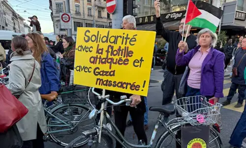 Swiss Gaza flotilla activists allege &lsquo;inhumane detention conditions&rsquo; in Israel