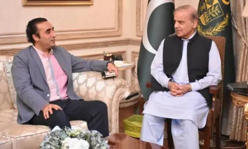 PM Shehbaz &lsquo;discusses&rsquo; floods, political situation with Bilawal over phone