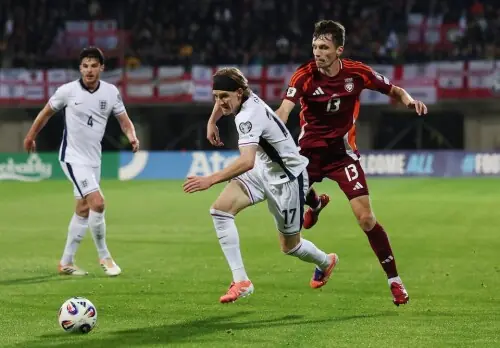 England thrash Latvia 5-0 to qualify for World Cup finals