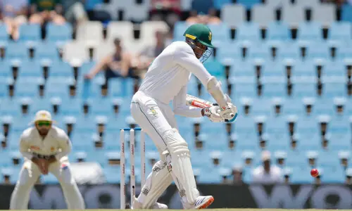 Muthusamy, Rabada take South Africa into 71-run lead over Pakistan Muthusamy, Rabada take South Africa into 71-run lead over Pakistan