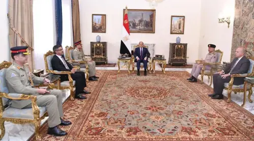 COAS Munir, Egypt&rsquo;s el-Sisi take stock of situation