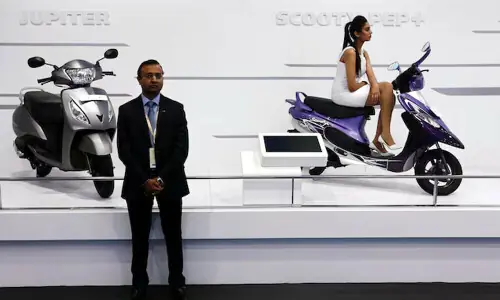 India&rsquo;s TVS Motor profit jumps on exports, tax-cut fueled demand