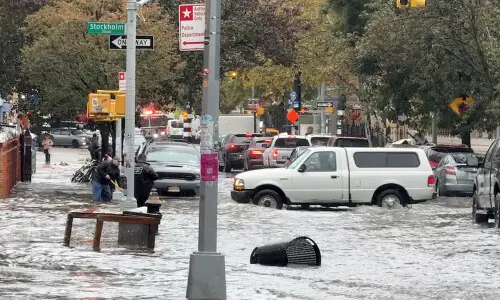 Heavy rains in New York kill two, disrupt flights