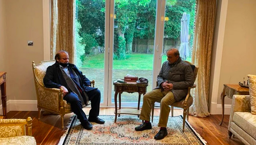 PM meets Nawaz Sharif, apprises him about foreign visits