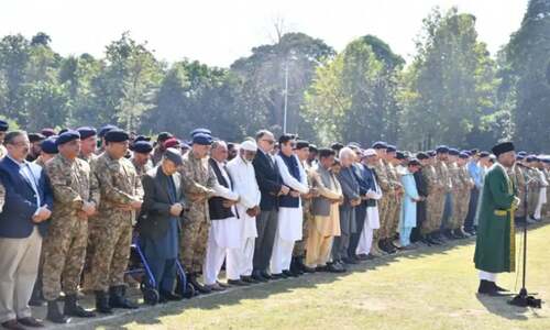 Funeral prayers held for 12 martyred soldiers at Chaklala Garrison