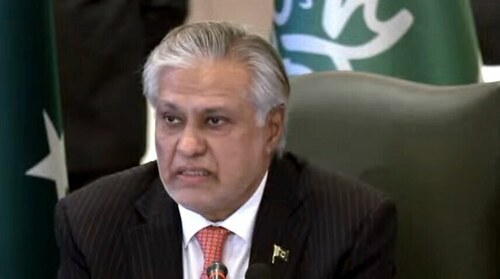 Dar, Saudi FM discuss ME, Gaza situation