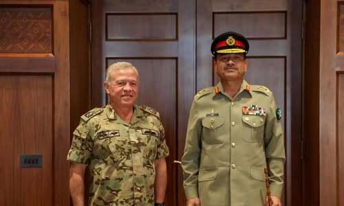 Regional peace: Jordanian King lauds military&rsquo;s role in his meeting with COAS