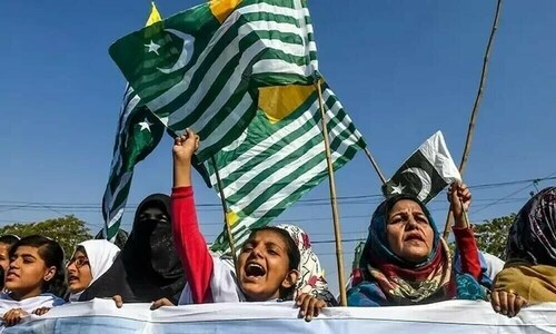 Peaceful rally to mark Kashmir Black Day