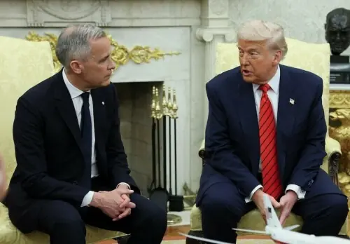 Canada&rsquo;s Carney says he apologised to Trump over Reagan ad
