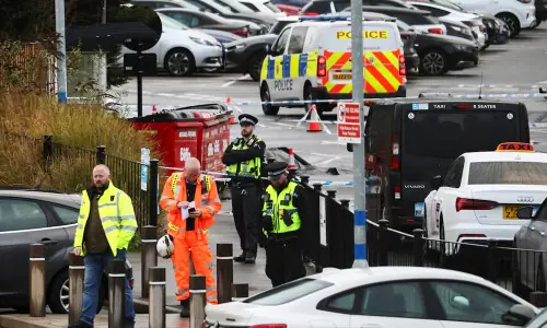 UK train stabbings injure nine, police arrest two suspects