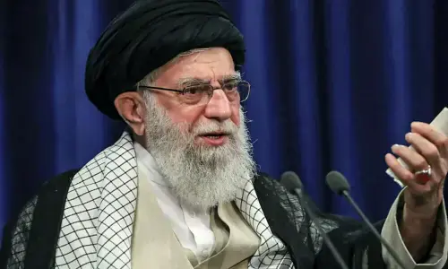 Iran Khamenei says will not cooperate with US while it backs Israel