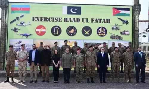 اردن کے شاہ عبداللہ دوم کا پاکستان کے دفاعی اداروں اور فیلڈ فائرنگ رینجز کا دورہ