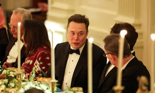Elon Musk attends Trump&rsquo;s dinner with Saudi crown prince