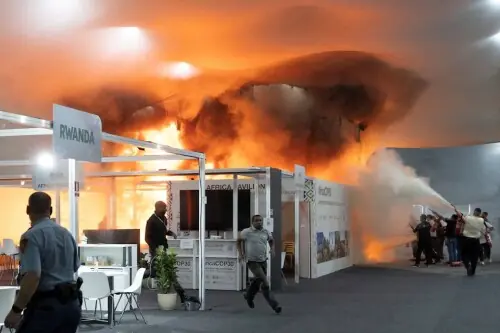 Fire disrupts COP30 climate talks as UN chief urges deal Fire disrupts COP30 climate talks as UN chief urges deal