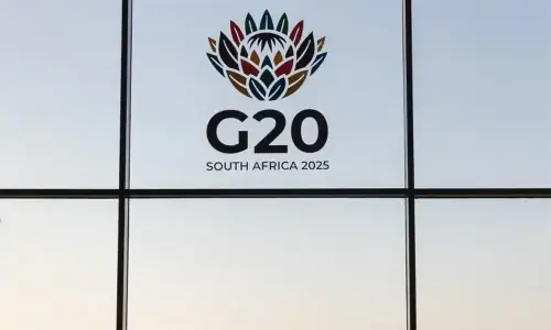 G20 envoys agree draft leaders&rsquo; declaration without US at summit, sources say