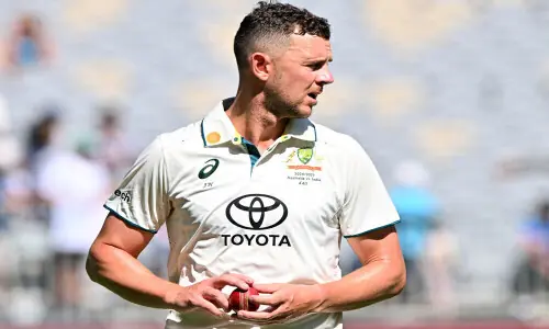 Josh Hazlewood back bowling in big Ashes boost for Australia Josh Hazlewood back bowling in big Ashes boost for Australia
