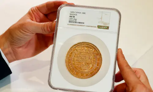 Spanish gold coin from 1609 breaks European record at auction