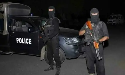 Three police officials martyred in terrorist attack on Hangu checkpost