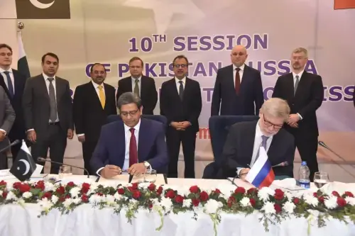 پاکستان اور روس نے مسابقتی پالیسی میں تعاون بڑھانے کے لیے مفاہمتی یادداشت پر دستخط کر دیے