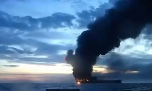 Ukraine hits two Russian &lsquo;shadow fleet&rsquo; oil tankers with naval drones